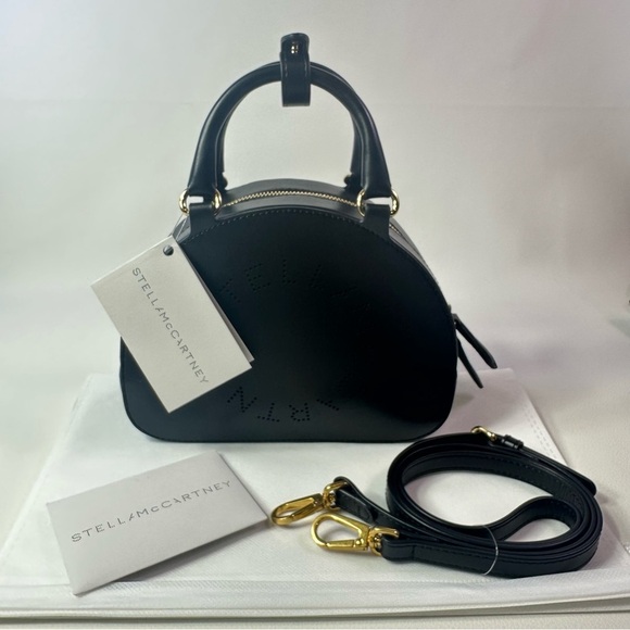 Stella McCartney Handbags - NEW STELLA MCCARTNEY TOP HANDLE ADLER CROSSBODY BLACK NWT!